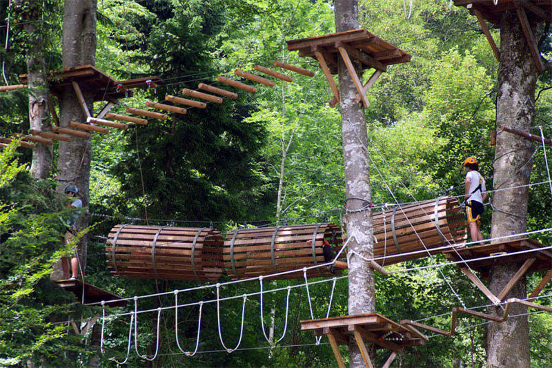 High rope course & Europe slide